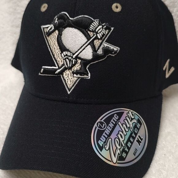 Zephyr Pittsburgh Penguins XL Stretchfit Hat - New - Picture 2 of 7